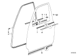 Diagram for 1991 BMW 735iL Door Moldings - 51211928186