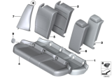 Diagram for 2015 BMW X1 Seat Cushion Pad - 52202992068