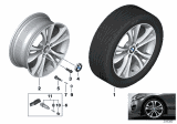 Diagram for 2017 BMW M240i Alloy Wheels - 36116796210