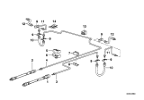 Diagram for 1992 BMW 525i Hydraulic Hose - 34321162479