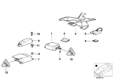 Diagram for BMW X5 Air Bag Sensor - 65776900728