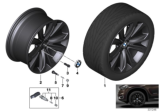 Diagram for 2014 BMW X5 Alloy Wheels - 36116858527