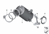 Diagram for 2015 BMW 335i xDrive Exhaust Hanger - 18207602266