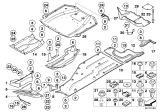 Diagram for 2008 BMW 750i Fender Splash Shield - 51717170006