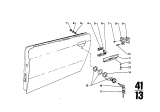 Diagram for BMW 3.0Si Door Lock Cylinder - 51211800413