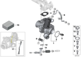 Diagram for BMW 328d xDrive Catalytic Converter Gasket - 11658506385