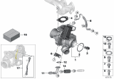 Diagram for 2018 BMW 328d xDrive Catalytic Converter Gasket - 11658506385