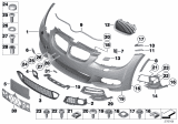 Diagram for 2009 BMW 335i Bumper Reflector - 63147162313