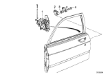 Diagram for BMW 530i Door Lock - 51211826300