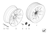 Diagram for 2004 BMW 645Ci Alloy Wheels - 36116758776