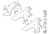 Diagram for 2008 BMW X3 Engine Mount Bracket - 41143403497