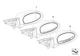 Diagram for 2008 BMW 328i Side View Mirrors - 51167132741