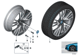 Diagram for 2016 BMW i8 Alloy Wheels - 36116855013