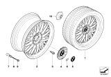 Diagram for BMW 323i Wheel Cover - 36136757372