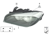 Diagram for 2014 BMW X1 Headlight - 63117290237