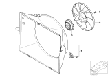 Diagram for BMW 760i Fan Shroud - 17117507978