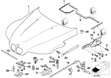 Diagram for 2000 BMW Z3 M Hood Lift Support - 51238397401