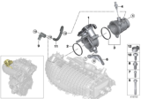Diagram for 2019 BMW i8 Throttle Body Gasket - 11618609557
