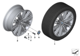 Diagram for BMW Alpina B6 xDrive Gran Coupe Alloy Wheels - 36116862899