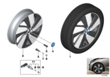 Diagram for 2018 BMW i3 Alloy Wheels - 36116856896