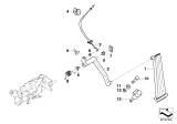 Diagram for 1999 BMW 740i Throttle Cable - 35411161726