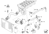 Diagram for 2002 BMW X5 Radiator Hose - 11537508688