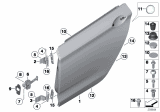 Diagram for BMW 535i GT xDrive Door Hinge - 41007228151