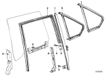 Diagram for BMW 528e Window Channel - 51341889007