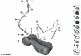 Diagram for 2020 BMW 530i xDrive Fuel Tank Strap - 16117354283