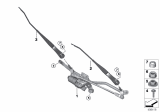 Diagram for BMW M235i xDrive Gran Coupe Windshield Wiper - 61617453958