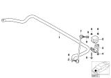 Diagram for 1996 BMW 750iL Sway Bar Link - 31351095695