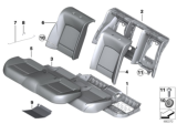 Diagram for 2010 BMW 750Li Seat Cushion Pad - 52209112186