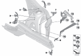 Diagram for 2011 BMW X3 Engine Mount Bracket - 41117267091