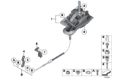 Diagram for BMW Z4 Automatic Transmission Shifter - 25167587527