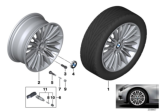 Diagram for BMW 430i xDrive Gran Coupe Alloy Wheels - 36116796249