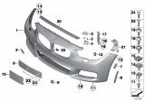 Diagram for BMW 535i GT xDrive Bumper Reflector - 63147199627