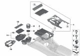 Diagram for 2020 BMW 530i Cup Holder - 51166833813