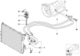 Diagram for 2004 BMW 325i Oil Cooler Hose - 17227577671