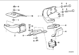 Diagram for 1990 BMW 325ix Engine Mount Bracket - 11811127493