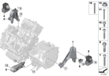 Diagram for BMW i3s Motor And Transmission Mount - 22116878938
