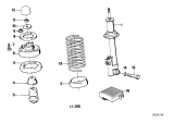 Diagram for 1989 BMW 735iL Coil Springs - 33531133502