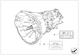 Diagram for 1994 BMW 540i Transmission Assembly - 23001222564