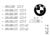 Diagram for 2001 BMW 325Ci Emblem - 51137019946