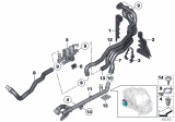 Diagram for BMW ActiveHybrid 7 Cooling Hose - 64539119192