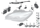 Diagram for BMW X1 Light Control Module - 63117342174