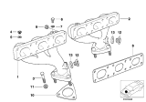 Diagram for 1997 BMW 328is Exhaust Manifold - 11621744250