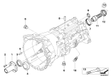 Diagram for BMW 325i Automatic Transmission Seal - 23117531353