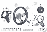 Diagram for 2018 BMW M3 Steering Wheel - 32307847606