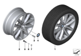 Diagram for BMW 640i Gran Coupe Alloy Wheels - 36116790178