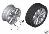 Diagram for 2014 BMW 640i xDrive Alloy Wheels - 36116790178